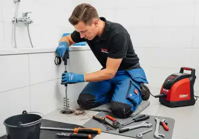 Dusche Badewanne Abfluss verstopft Haare entfernen München Klempner
